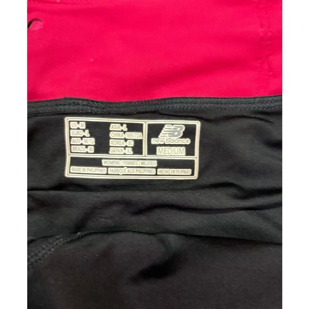 Nike Dri-Fit Gray | New Balance Pink & Black | Women's Medium Athletic Shorts
